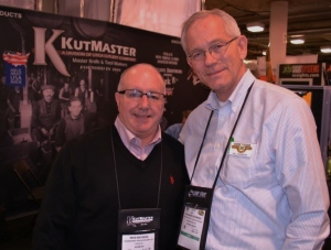 Director Bill Schwerd (R) with Mike Mathews (L), National Sales Manager for KutMaster/Utica Cutlery